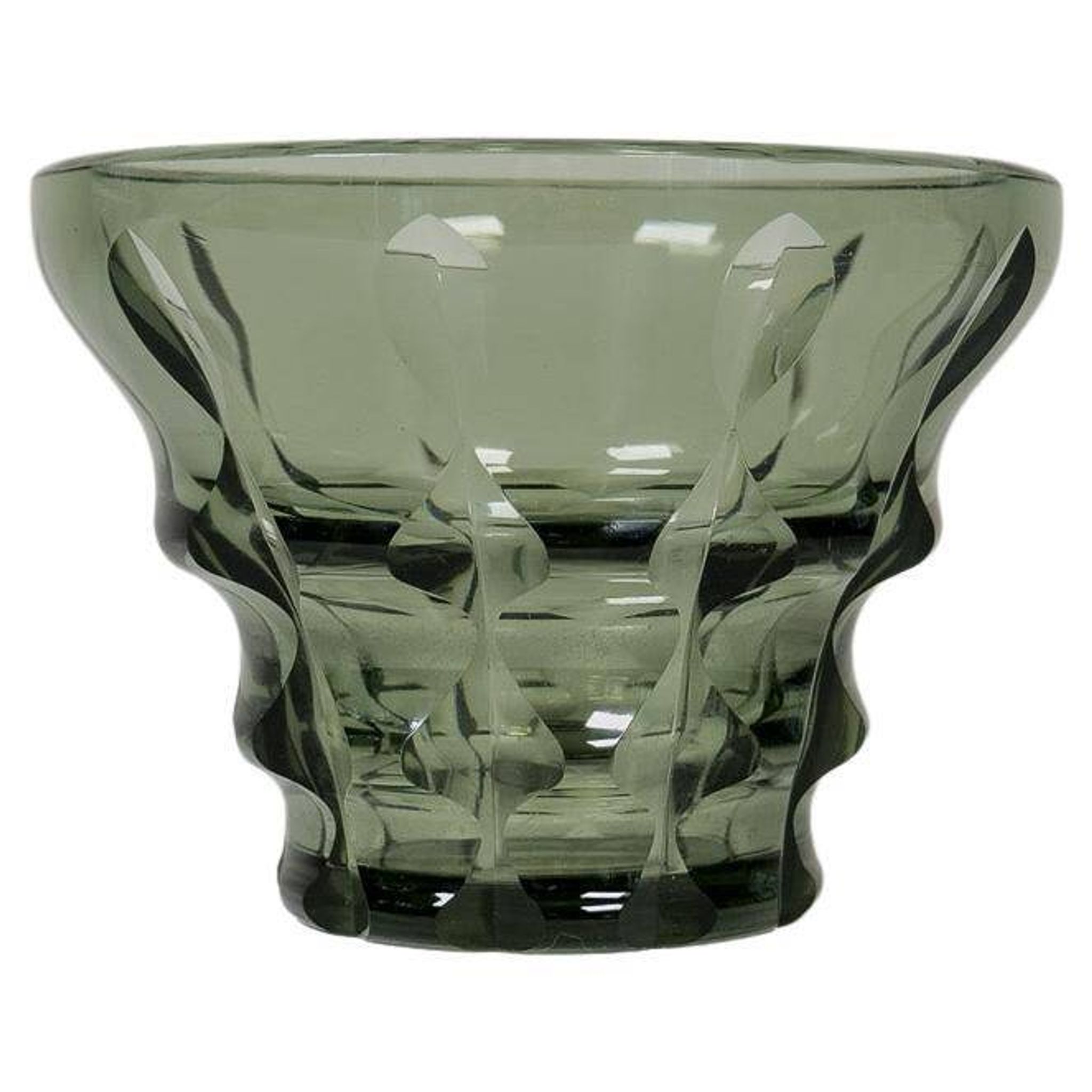 Bol en verre Art déco Suède 1930s
