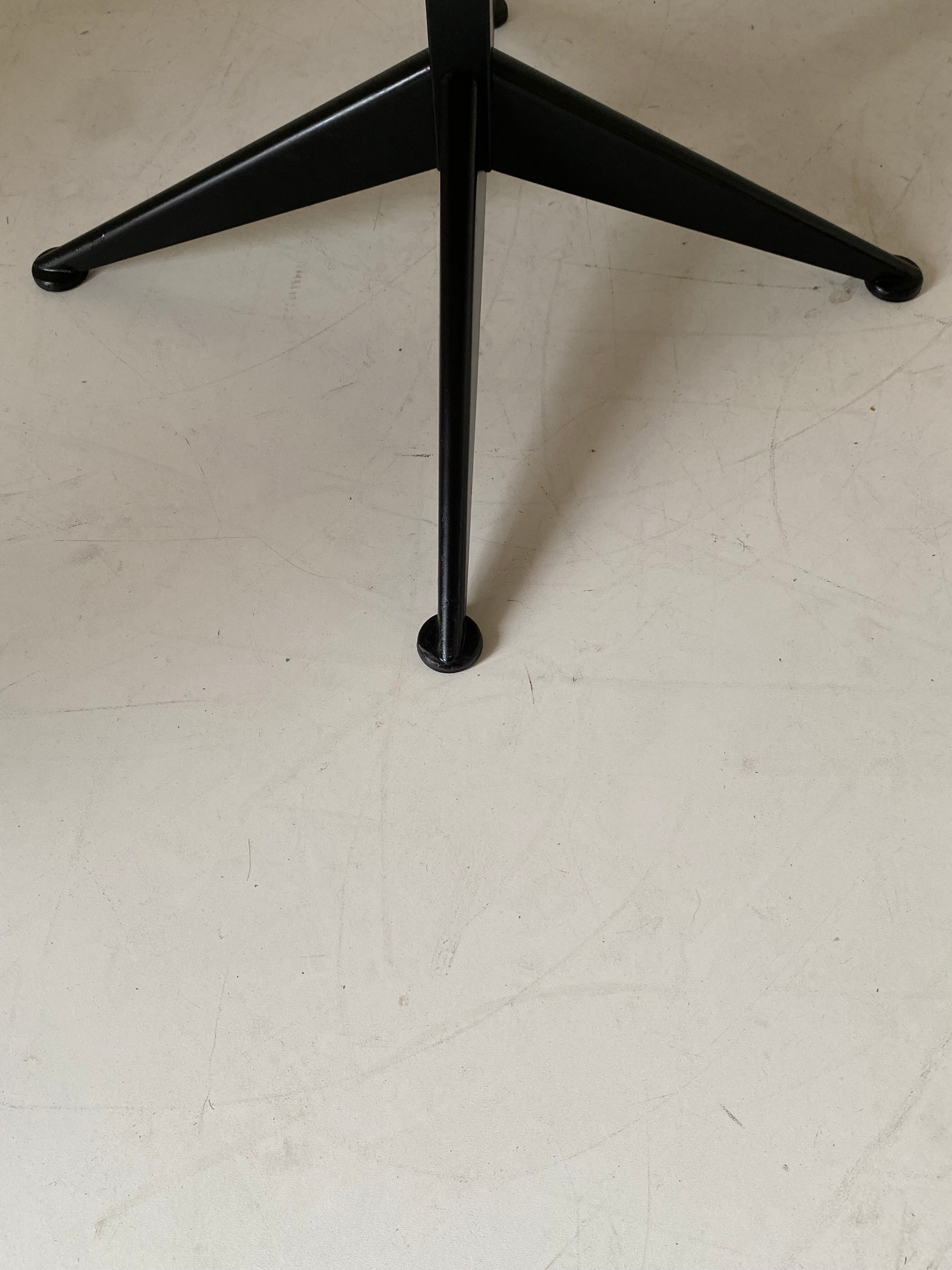 1960s vintage swivel velvet desk chair