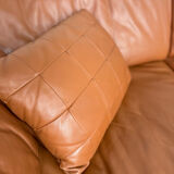 DESEDE ds 76 vintage design camel leather 2-seater sofa