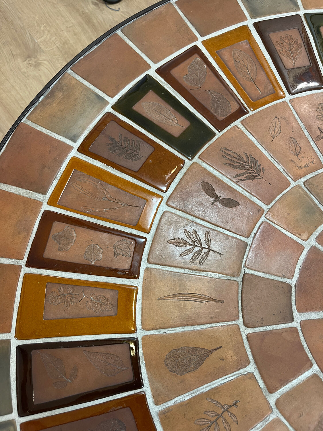 Ceramic coffee table by Roger capron 1950