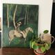 Table oil on canvas "the horse rider"