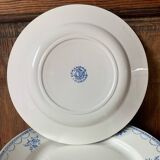 Antique flat plates St Amand Céranord