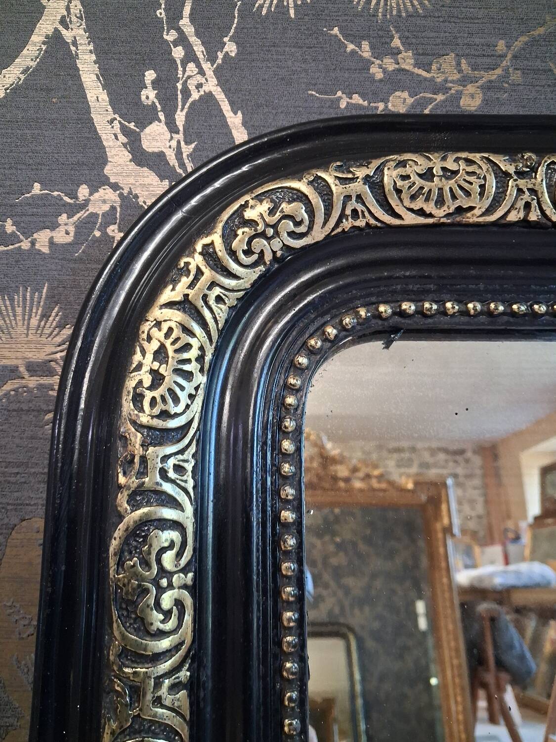 Mirror from the Napoléon III era 107 x 74