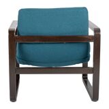 Petrol and Brown Chair by Martin Stoll for Giroflex