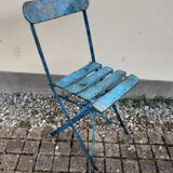 Folding brasserie chair