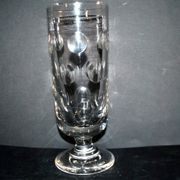 Verre à bière ancien en verre épais taillé – Pinte 50cl Bock BISTROT 1900