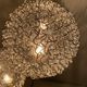 Contemporary lamp with 3 glass and metal balls to place (2 lamps available
