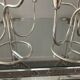 Pair of Tommy Larsen silver brass candlesticks from the 70s