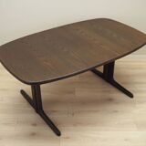 Table en chêne, design danois, années 1970, fabricant : Skovby