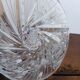 crystal wine decanter from Samabor, Czechoslovakia,