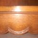Solid wood shelf on legs