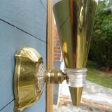 Pair of cone wall lamps 1950