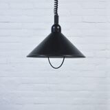Black vintage pendant lamp from Denmark