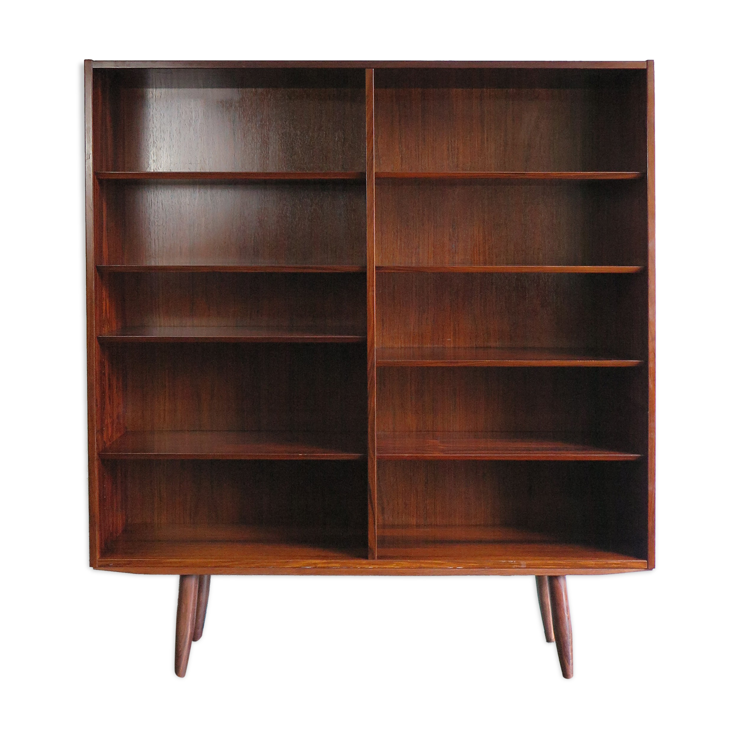 Gunni Omann danish wood bookcase, 1960s