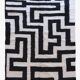 Black and White Berber Rug - 347 x 242 cm