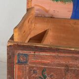 Ancienne malle avec motifs floraux (c.1920) #24