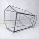 Verrière terrarium mini serre à cactus en verre et métal