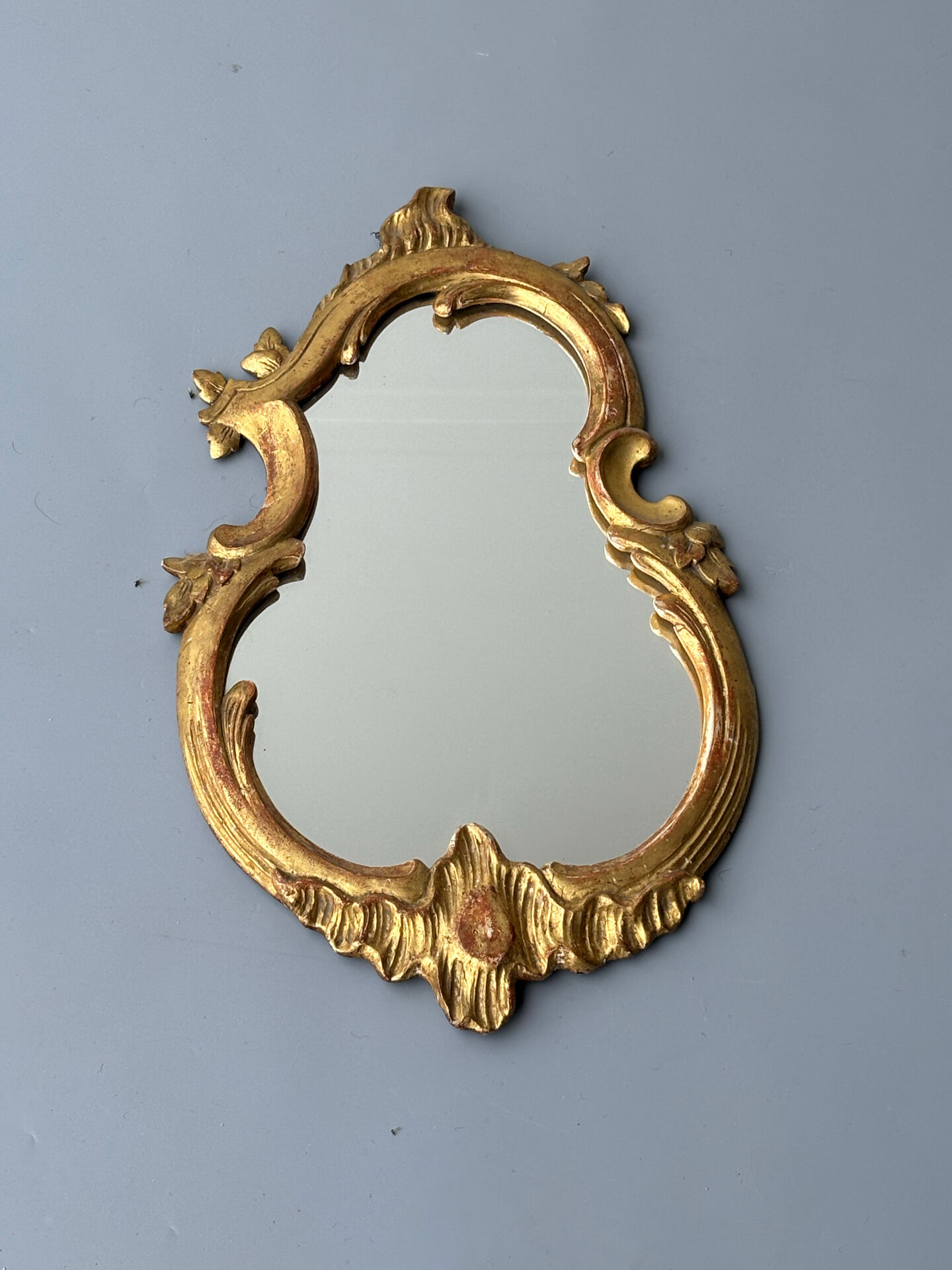 Antique gilded wooden mirror – Louis XV style