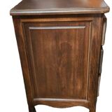 Stained Wooden Chest of Drawers with 3 Drawers