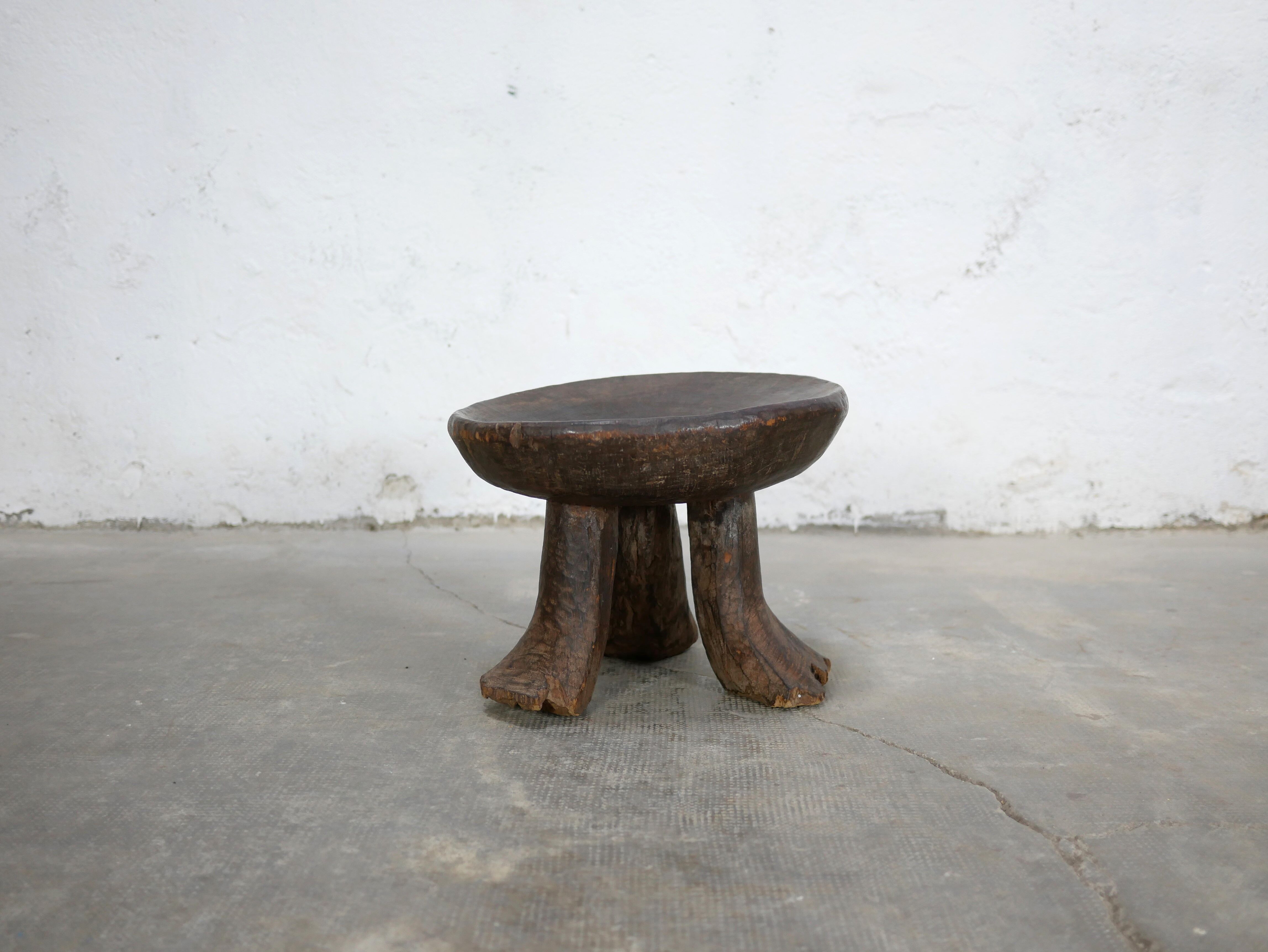Antique African wooden stool