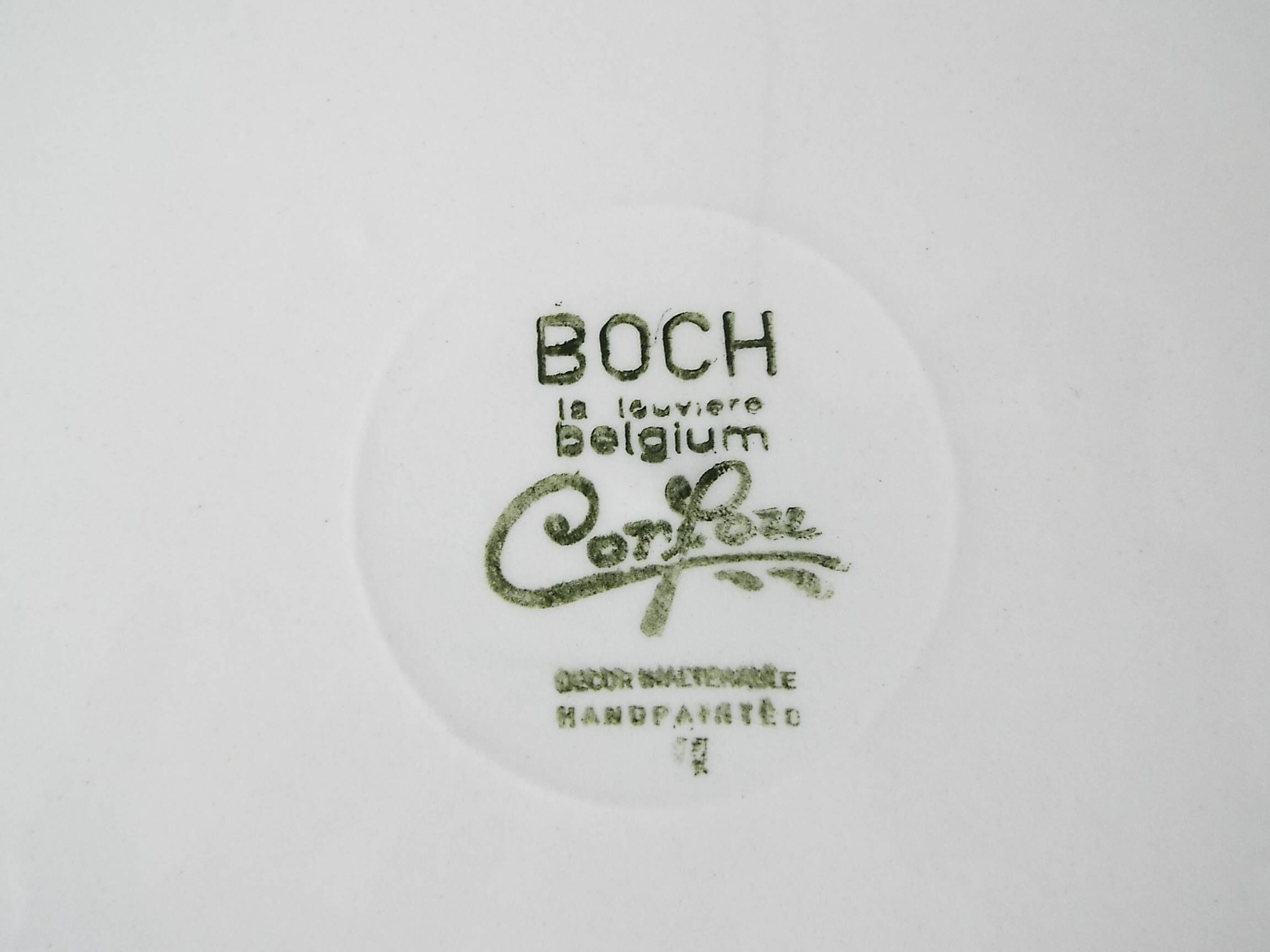 6 Boch Corfu dessert plates