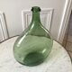 Dame-jeanne green blown glass early twentieth century