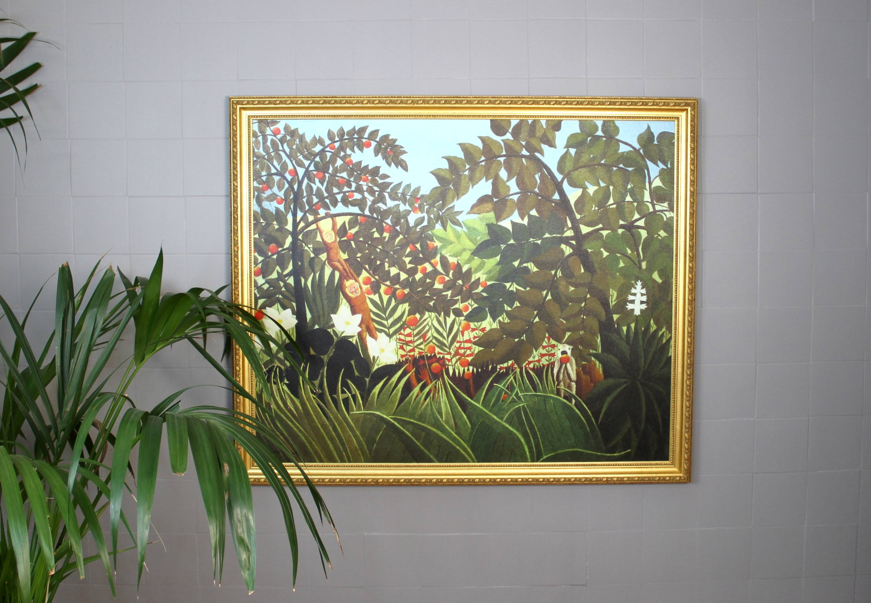 Painting "Exotic landscape"