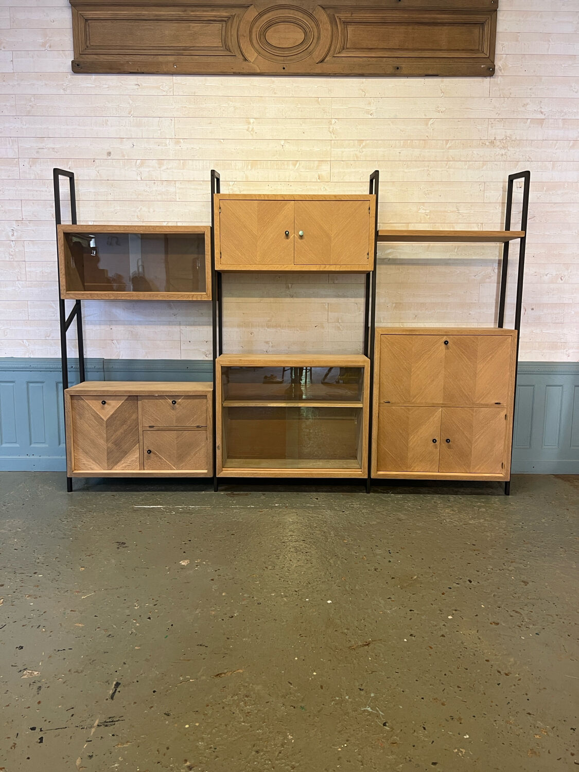 Large vintage library