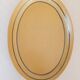 Oval dish Sarreguemines "Chaumière"