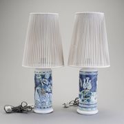 Table lamps by Marian Zawadzki for Tilgmans, Sweden, 1950, signed.