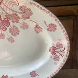 1900s oval serving dish KG Lunéville Lucien