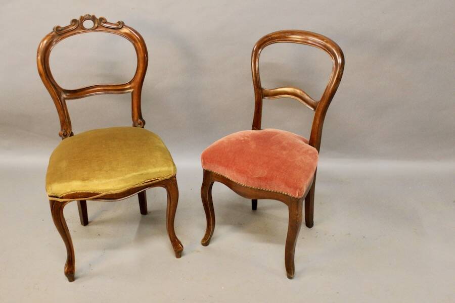 Set of two 19th century living room chairs