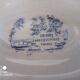 Set of a gravy boat and 2 Sarreguemines ceramic ravines, Derby model