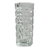 Windsor Luminarc transparent triangle vase.
