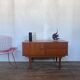 Scandinavian enfilade, teak tv stand design 1960 vintage