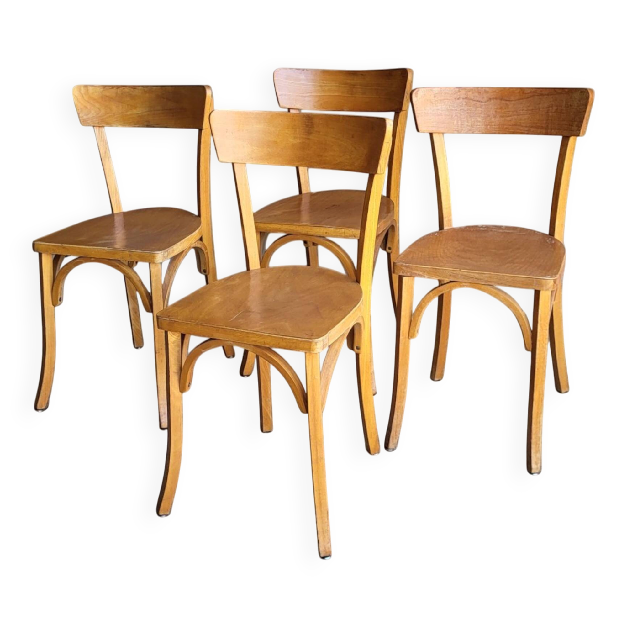 4 Baumann chairs No. 55