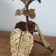 Golden Leaf Candle Holder