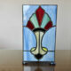 Art deco lamp in glass paste