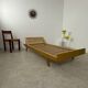 Ancienne banquette Daybed / lit réglable en bois design Holma vintage années 60