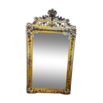 Art Nouveau mirror 1m37 x 77