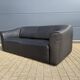 De Sede Ds47 3 places en cuir de buffle NECK 5 mm cuir noir