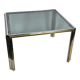 Mid-Century Modern chrome and brass side table, Romeo Rega style. 70s