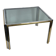 Mid-Century Modern chrome and brass side table, Romeo Rega style. 70s