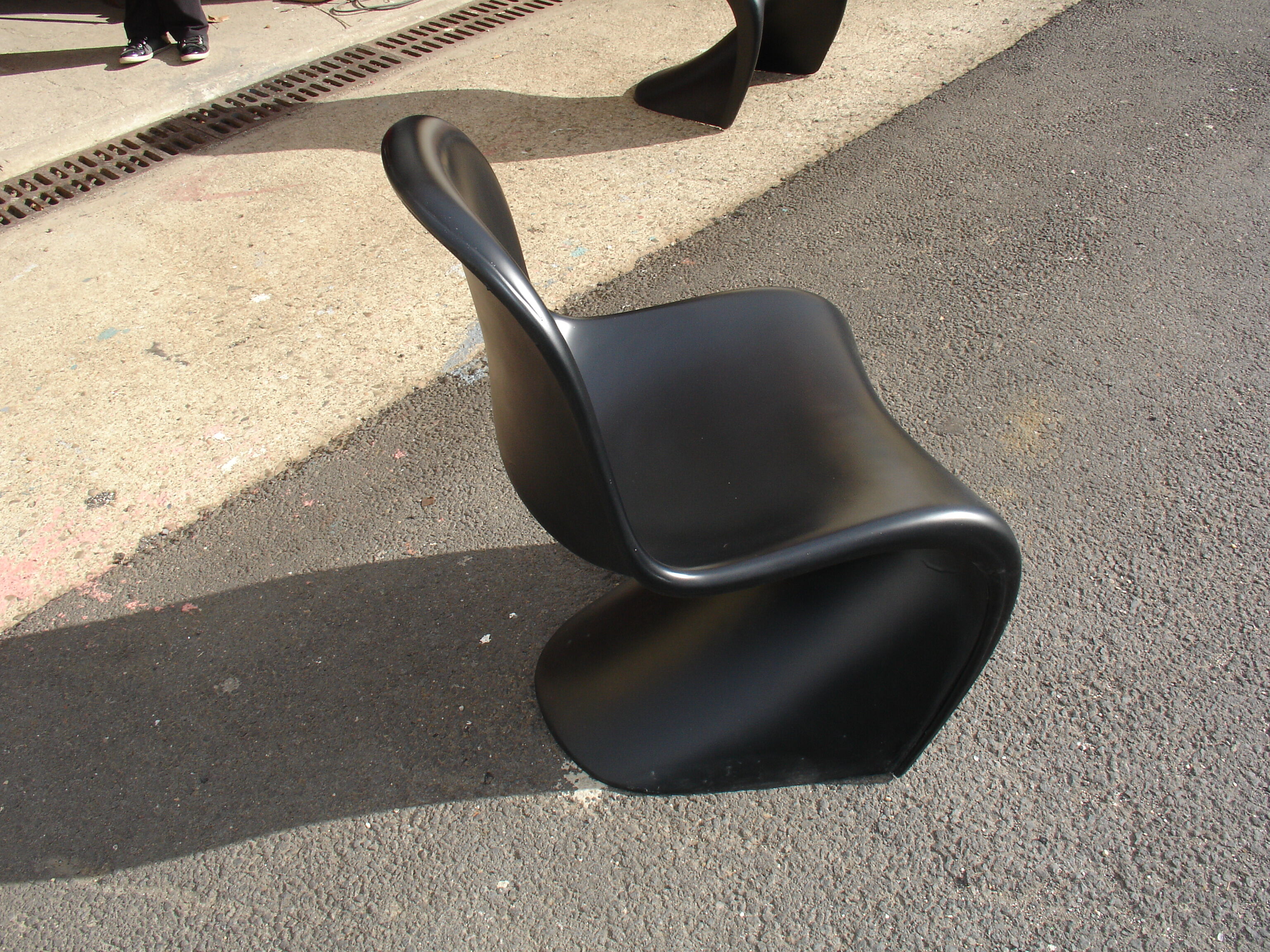 Chaise "s" pré production de Verner Panton 1957