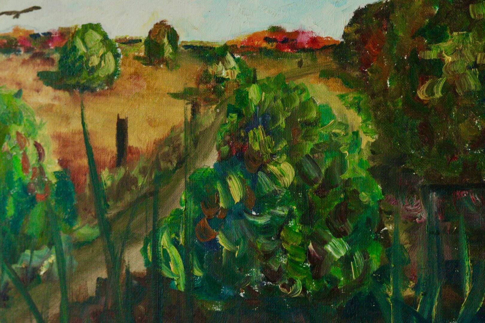 Oil on Swedish canvas "Autumn Landscape", Wimar 48