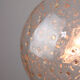 Vintage Italian Golden Ceramic & Glass Chandelier