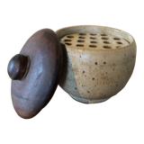 Ceramic picflower vase