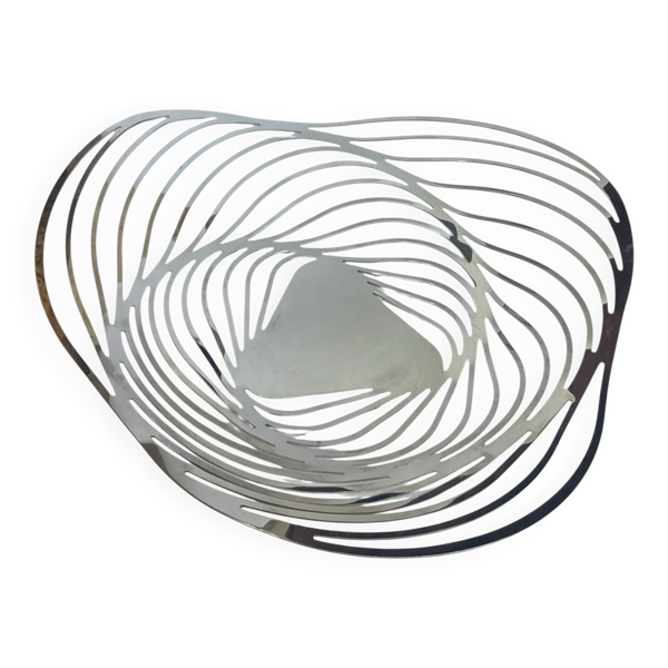 Corbeille à fruits Alessi – Design iconique en acier – Inox 18/10