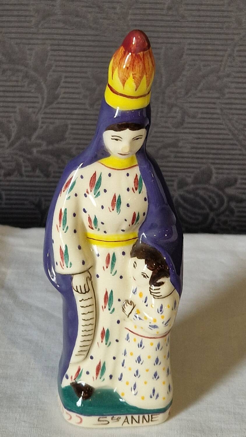 Saint Anne earthenware Quimper