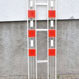 DESIGN vintage wall coat rack in metal and POP enamelled ceramic